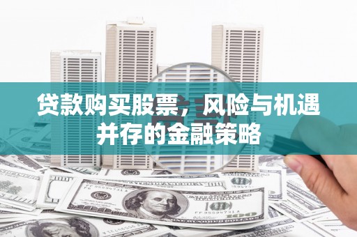 麻栗坡贷款购买股票，风险与机遇并存的金融策略